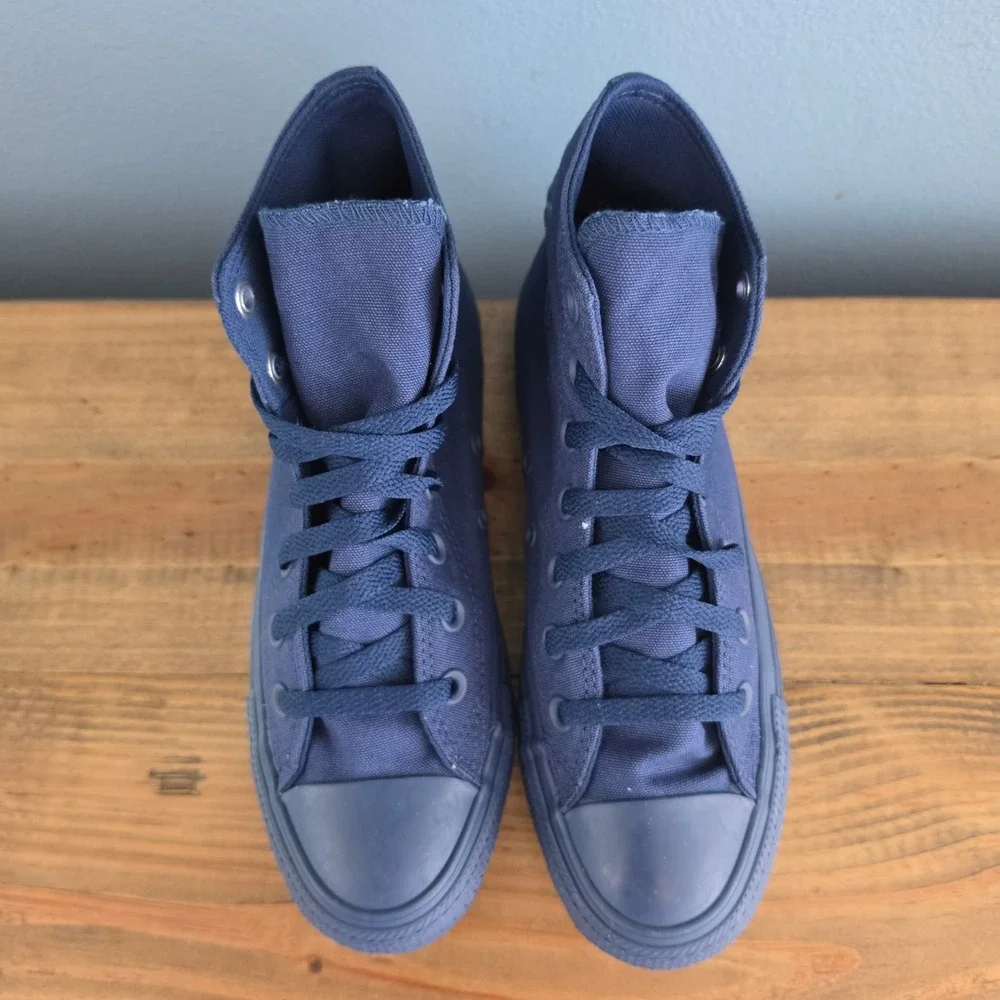 Converse Kids Chuck Taylor High Top Sneakers Navy Blue‎ 169064F Size 5.5Y/7.5W